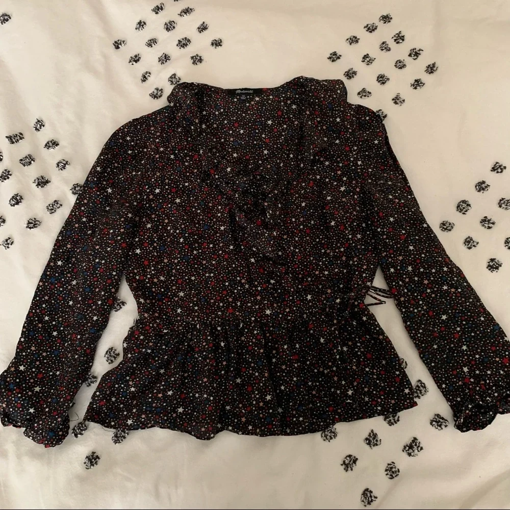 Madewell Silk Tie Blouse - Picture 5 of 9